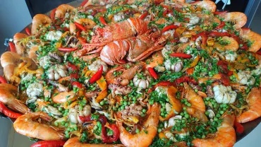 Paella espanhola em casa Curitiba